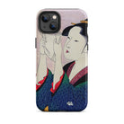Fumiyomu Onna Kitagawa Utamaro Iphone Case, 14 Plus / Matte, Phone Case Japanese Art