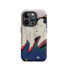 Fumiyomu Onna Kitagawa Utamaro Iphone Case, 15 Pro / Matte, Phone Case Japanese Art