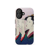 Fumiyomu Onna - Kitagawa Utamaro Iphone Case 17 / Matte Iphone 12 Case Japanese-inspired Artwork Two Women Traditional Utamaro Kitagawa,