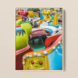 Gang’s All Here + too Giclée Print / Canvas, 8×10’’ / 20x25cm / Natural Frame, Posters Prints & Visual Artwork, Toby Leon