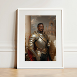 The General - Vintage Gay Military Art Print / Canvas, 12x16’’ / 31x41cm / White Frame / Matboard, Posters Prints & Visual Artwork, Toby
