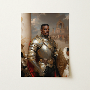 The General - Vintage Gay Military Art Print / Canvas, Gay Military Marvel, Classical Renaissance Grandeur, Vintage Gay Military