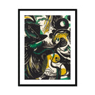 Genesis Ii - Franz Marc Abstract Expressionist Art Print, Abstract Artwork Bold Shapes Black Yellow Green
