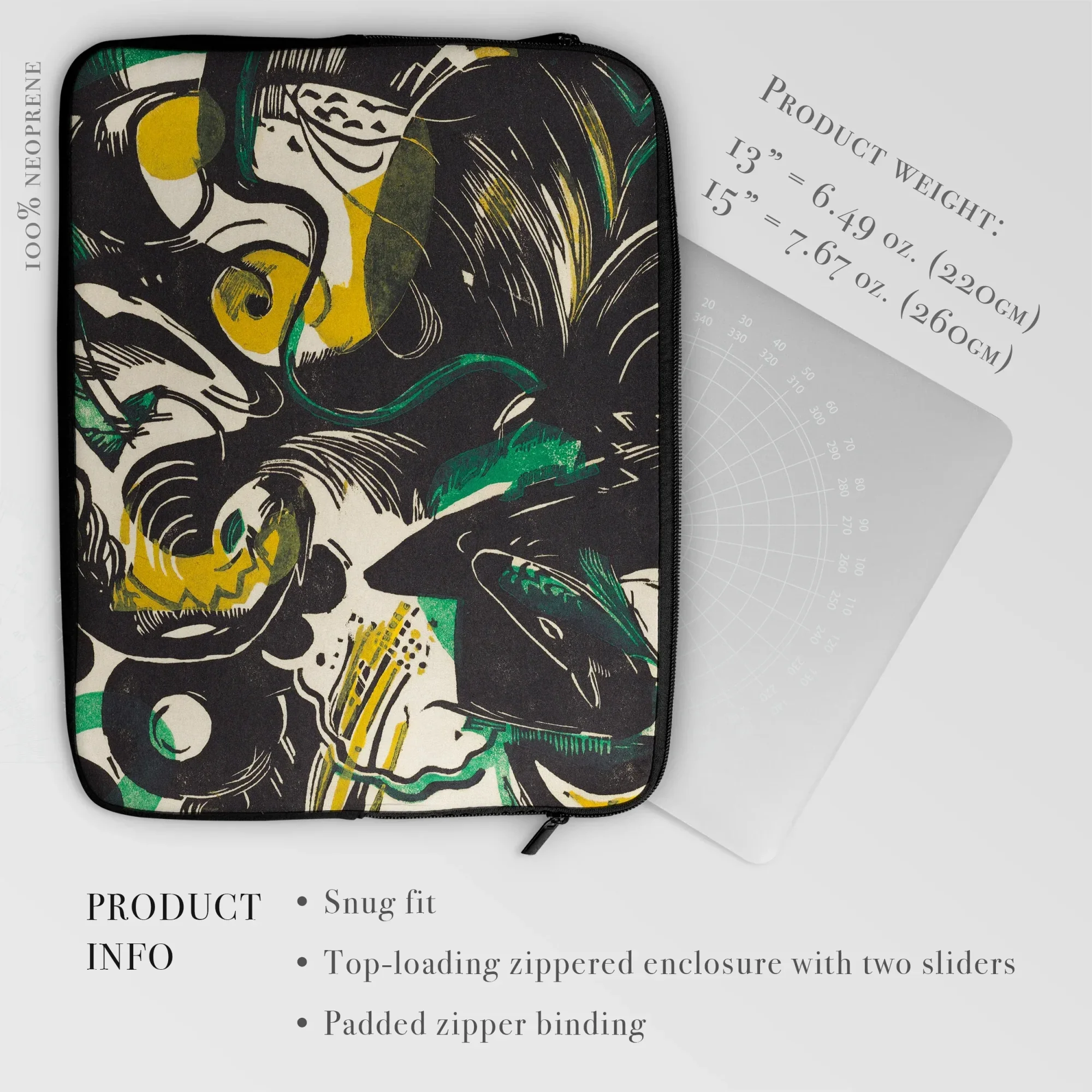 Genesis Ii - Franz Marc Abstract Expressionist Laptop Sleeve Computer Covers & Skins