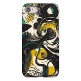 Genesis Ii - Franz Marc Iphone Case, 8 / Matte, Phone Case Abstract Artistic Design Black Yellow Green