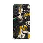 Genesis Ii Franz Marc Samsung Case, Galaxy S22 Plus / Matte, Smartphone Case Abstract Design Black White Yellow Green