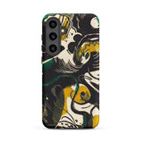 Genesis Ii - Franz Marc Samsung Case, Galaxy S24 Plus / Matte, Black Phone Case Yellow Green White Abstract Design