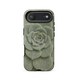 Geometric Succulent Phone Case Iphone 17 Air / Matte Sleek Olive-green Phone Case Detailed Rose-like Succulent Design Baja California’s
