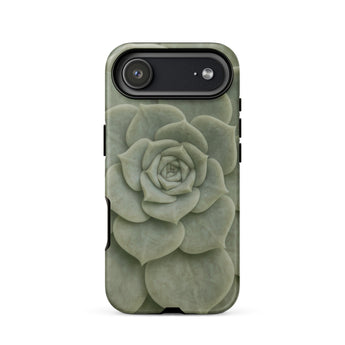 Geometric Succulent Phone Case Iphone 17 Air / Matte Sleek Olive-green Phone Case Detailed Rose-like Succulent Design Baja California’s