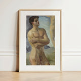 Georg Pauli - Bathing Men Art Print / Canvas, Nude Man, Prints