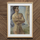 Georg Pauli - Bathing Men Art Print / Canvas, Nude Man, Prints