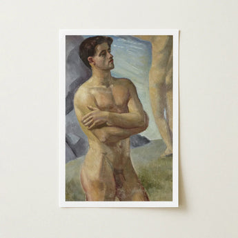 Georg Pauli - Bathing Men Art Print / Canvas, Nude Man, Prints