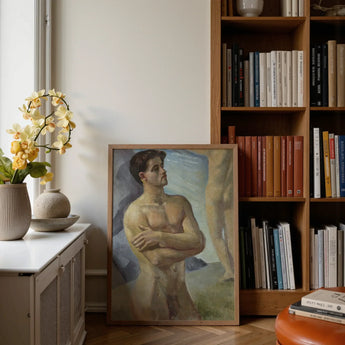 Georg Pauli - Bathing Men Art Print / Canvas, Nude Man, Prints