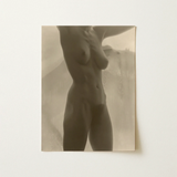 Georgia O’keeffe Torso - Alfred Stieglitz Art Print / Canvas Sepia-toned Photographic Print Nude Female Figure Mounted Plain Alfred
