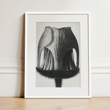 Geum Rivale (nodding Avens Flower–bud) - Karl Blossfeldt Art Print / Canvas, 12x16’’ / 31x41cm / White Frame / Matboard, Posters Prints &
