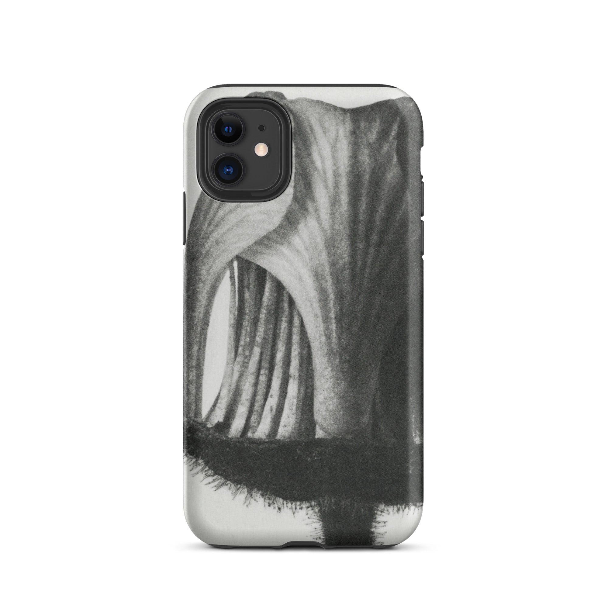 Geum Rivale (nodding Avens) Karl Blossfeldt Iphone Case, 11 / Matte, Black White Floral Phone Case