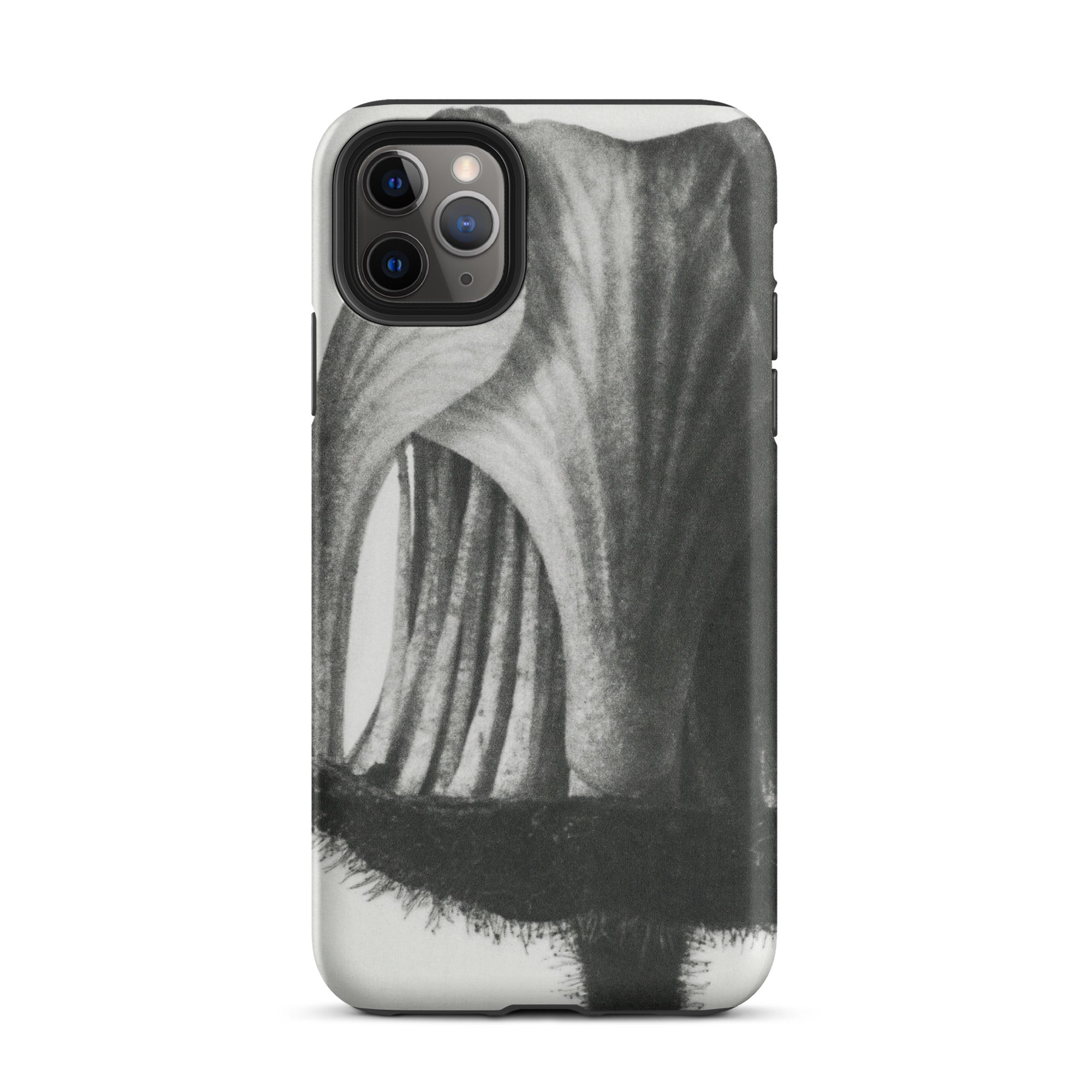 Geum Rivale (nodding Avens) Karl Blossfeldt Iphone Case, 11 Pro Max / Matte, Black White Floral Phone Case