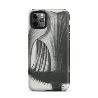 Geum Rivale (nodding Avens) - Karl Blossfeldt Iphone Case, 11 Pro Max / Matte, Black White Floral Phone Case