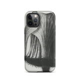 Geum Rivale (nodding Avens) - Karl Blossfeldt Iphone Case, 12 Pro / Matte, Black White Floral Phone Case