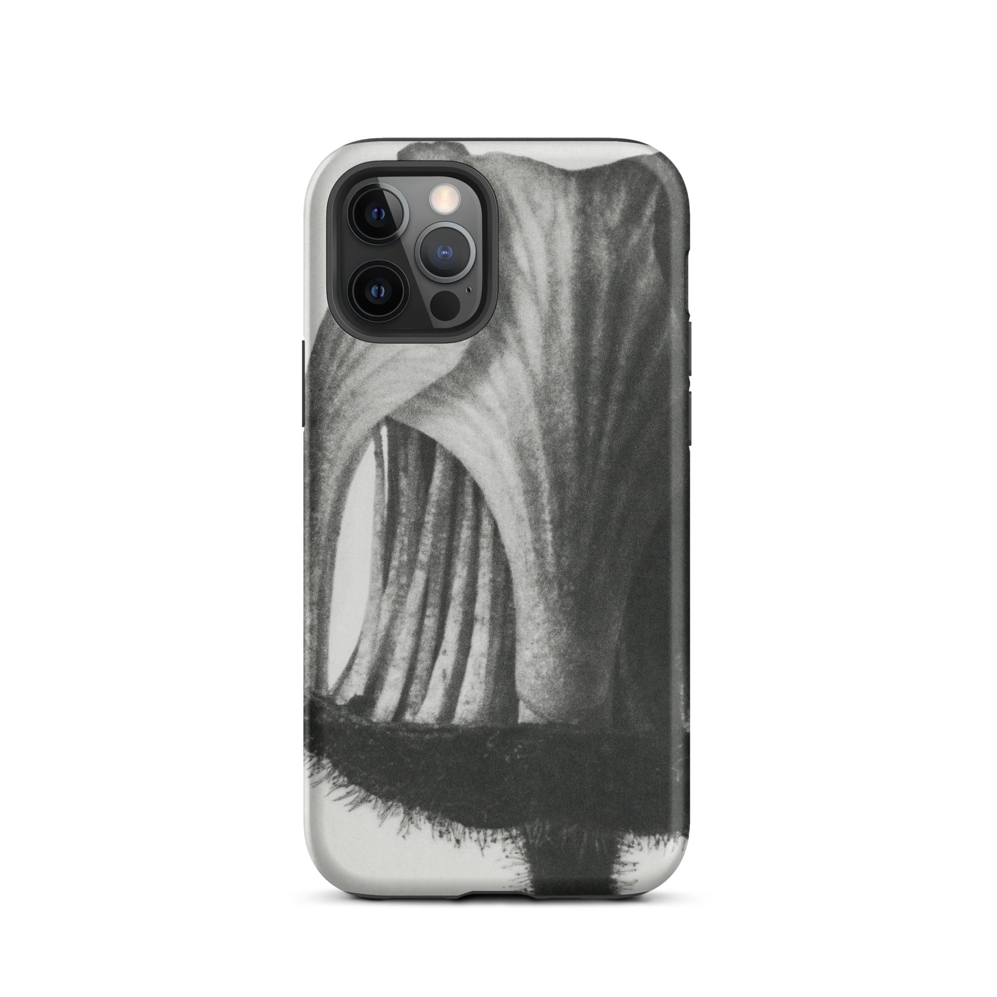 Geum Rivale (nodding Avens) Karl Blossfeldt Iphone Case, 12 Pro / Matte, Black White Floral Phone Case