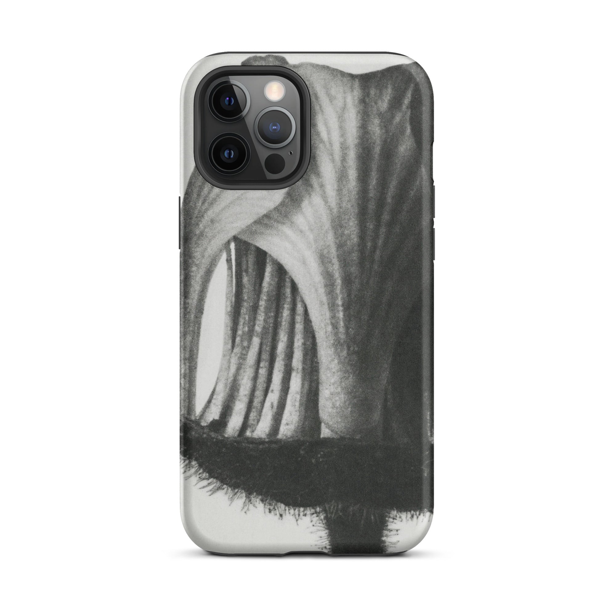 Geum Rivale (nodding Avens) Karl Blossfeldt Iphone Case, 12 Pro Max / Matte, Black White Floral Phone Case