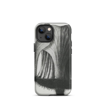 Geum Rivale (nodding Avens) - Karl Blossfeldt Iphone Case, 13 Mini / Matte, Black White Floral Phone Case