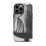 Geum Rivale (nodding Avens) - Karl Blossfeldt Iphone Case, 13 Pro Max / Matte, Black White Floral Phone Case