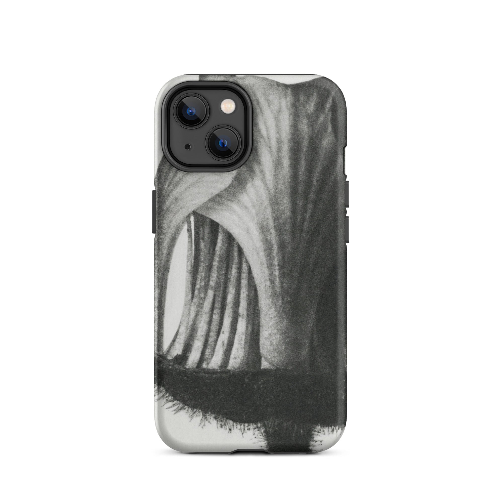 Geum Rivale (nodding Avens) Karl Blossfeldt Iphone Case, 14 / Matte, Black White Floral Phone Case