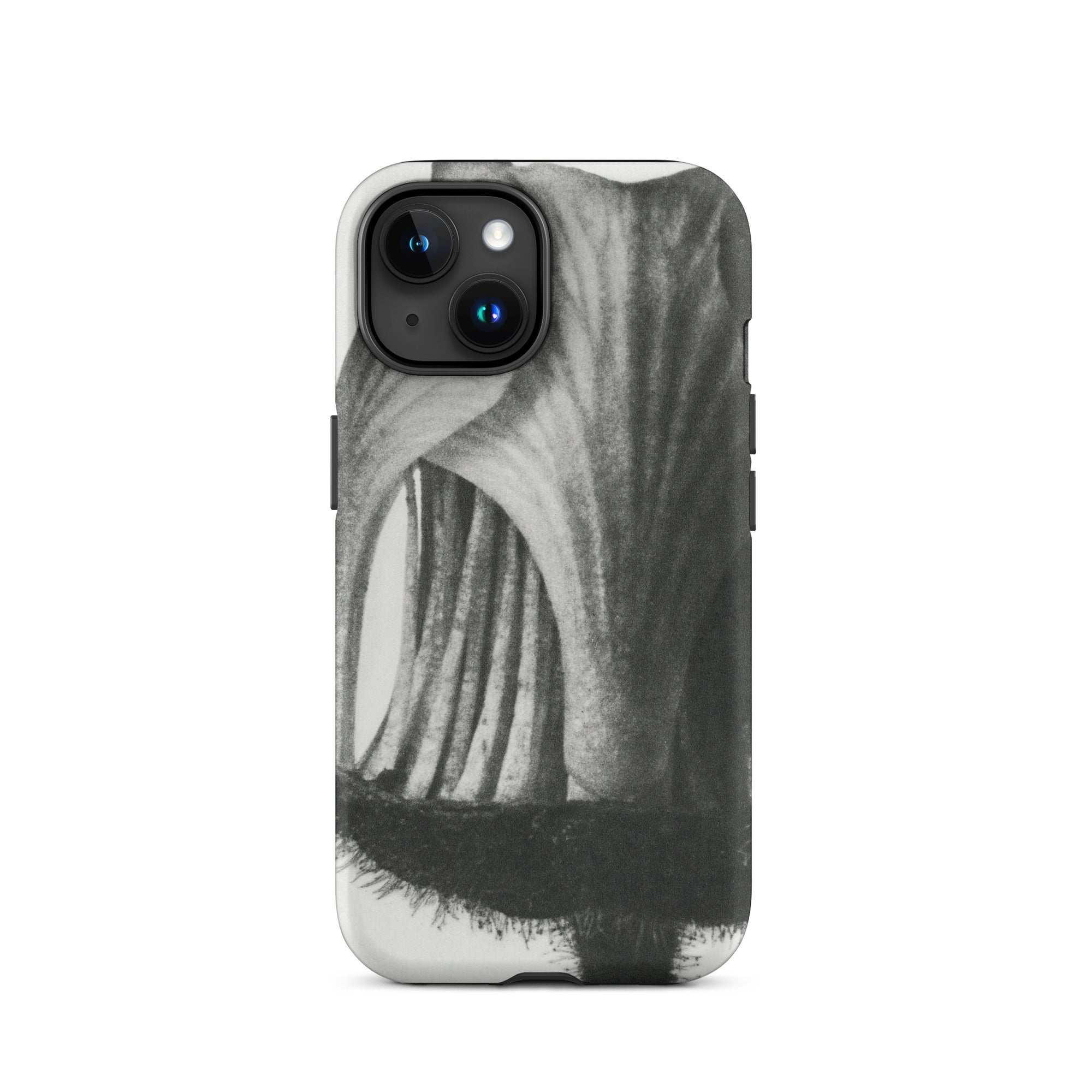 Geum Rivale (nodding Avens) Karl Blossfeldt Iphone Case, 15 / Matte, Black White Floral Phone Case