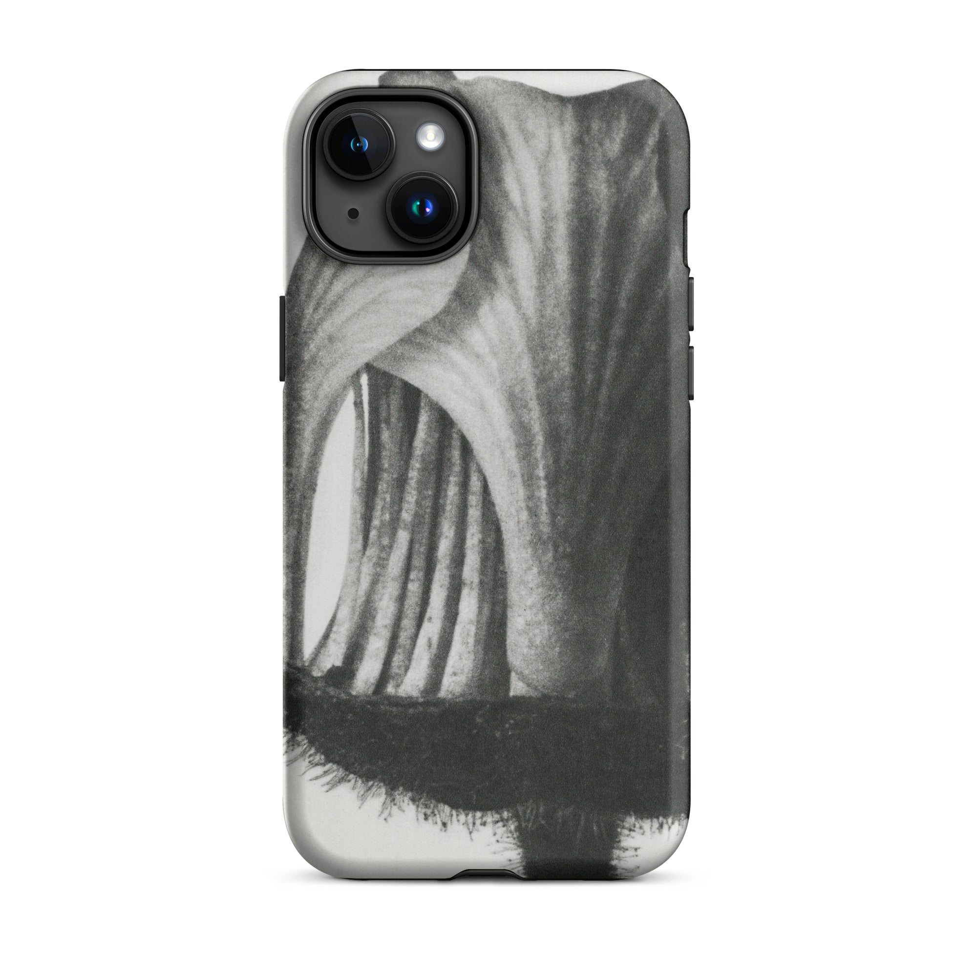 Geum Rivale (nodding Avens) Karl Blossfeldt Iphone Case, 15 Plus / Matte, Black White Floral Phone Case