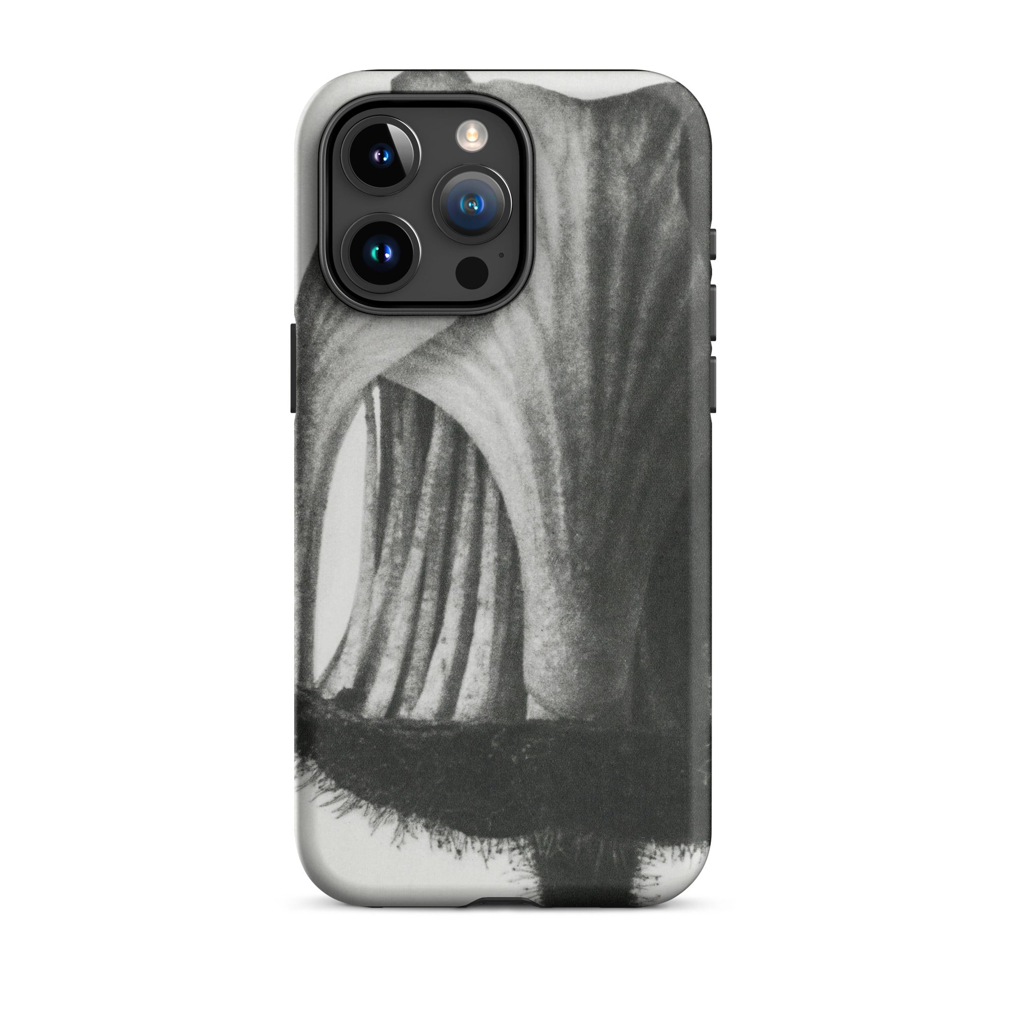 Geum Rivale (nodding Avens) Karl Blossfeldt Iphone Case, 15 Pro Max / Matte, Black White Floral Phone Case