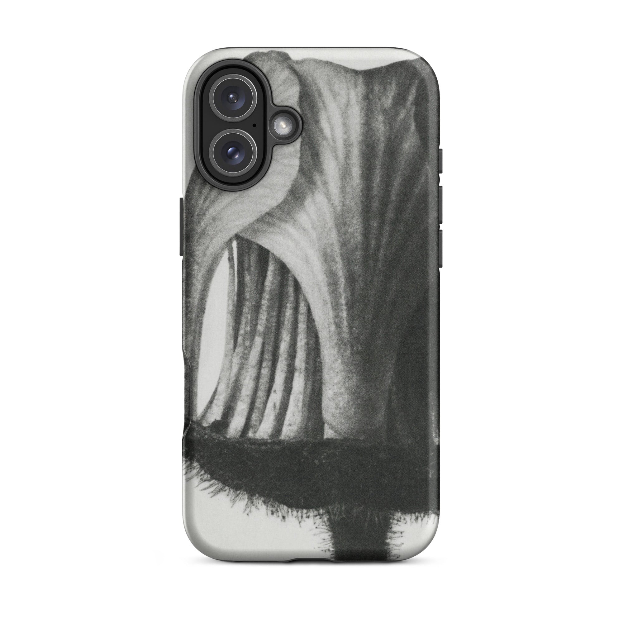 Geum Rivale (nodding Avens) Karl Blossfeldt Iphone Case, 16 Plus / Matte, Black White Floral Phone Case