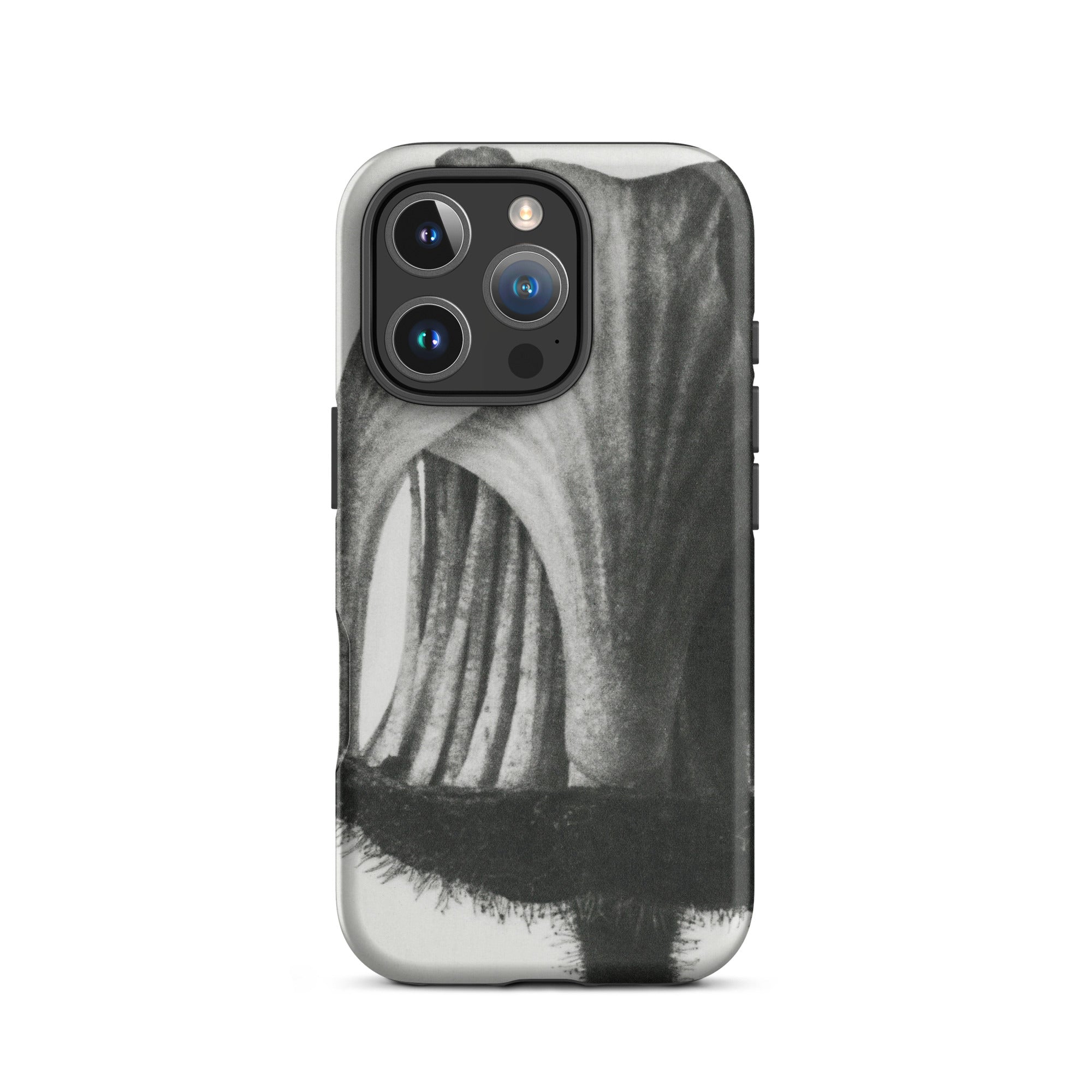 Geum Rivale (nodding Avens) Karl Blossfeldt Iphone Case, 16 Pro / Matte, Black White Floral Phone Case