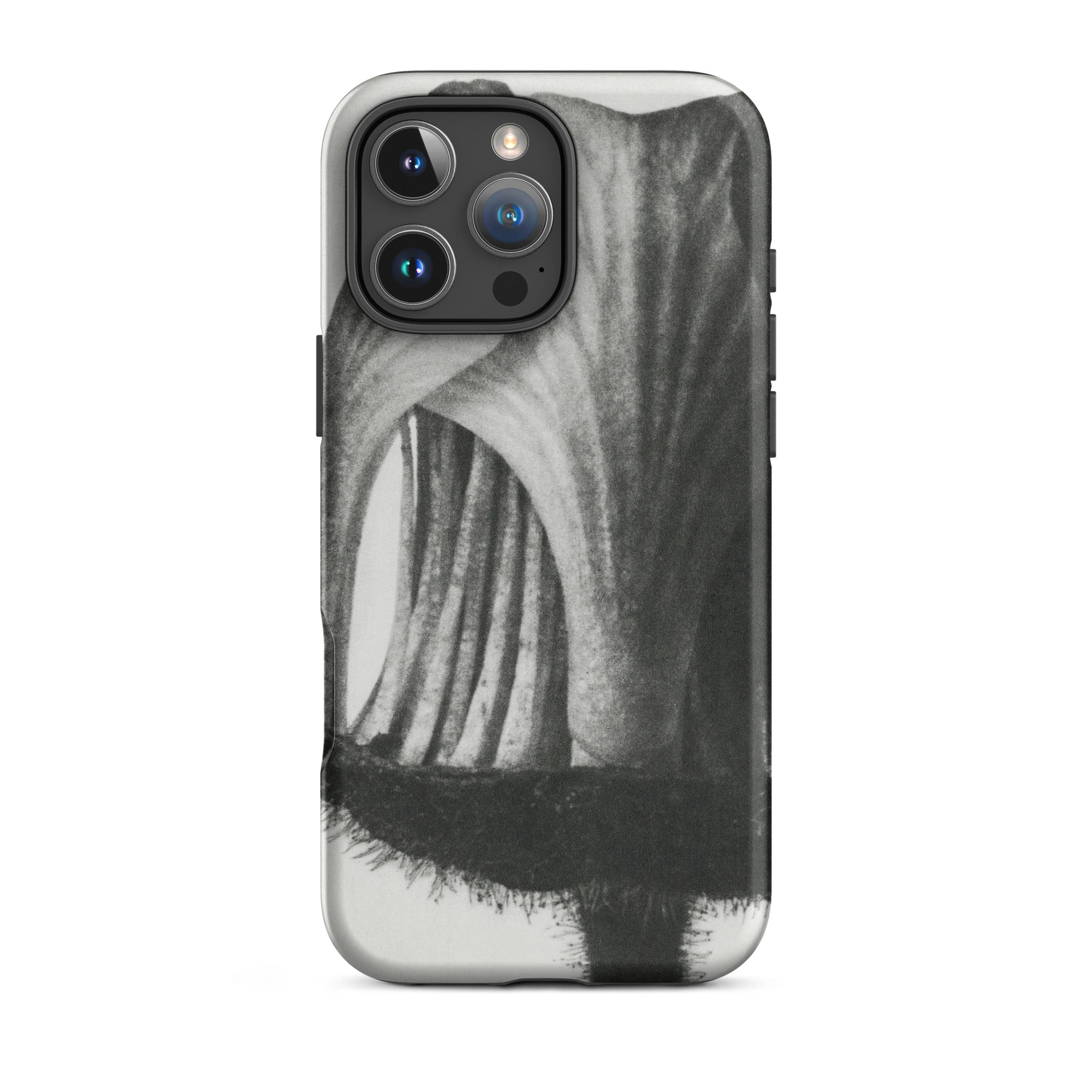Geum Rivale (nodding Avens) - Karl Blossfeldt Iphone Case, 16 Pro Max / Matte, Black White Floral Phone Case