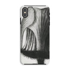 Geum Rivale (nodding Avens) Karl Blossfeldt Iphone Case, Xs Max / Matte, Black White Floral Phone Case