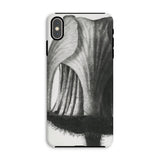 Geum Rivale (nodding Avens) - Karl Blossfeldt Iphone Case, Xs Max / Matte, Black White Floral Phone Case