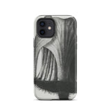 Geum Rivale (nodding Avens) - Karl Blossfeldt Phone Case Iphone 12 / Matte Black White Floral Phone Case Karl Blossfeldt, Geum Rivale,