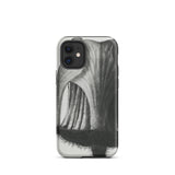 Geum Rivale (nodding Avens) - Karl Blossfeldt Phone Case Iphone 12 Mini / Matte Black White Floral Phone Case Karl Blossfeldt, Geum Rivale,