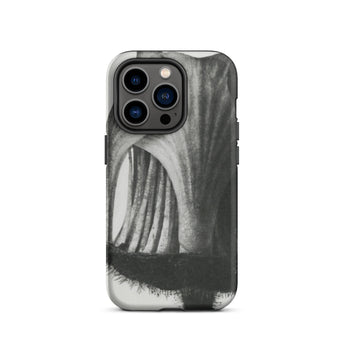 Geum Rivale (nodding Avens) - Karl Blossfeldt Phone Case Iphone 14 Pro / Matte Black White Phone Case Karl Blossfeldt, Geum Rivale,