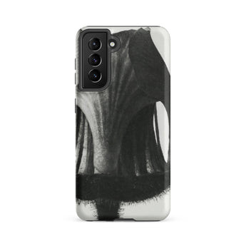 Geum Rivale (nodding Avens) - Karl Blossfeldt Phone Case Samsung Galaxy S21 Fe / Matte Black White Abstract Artwork Phone Case Textured