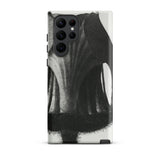 Geum Rivale (nodding Avens) - Karl Blossfeldt Phone Case Samsung Galaxy S22 Ultra / Matte Black White Abstract Artwork Phone Case Textured