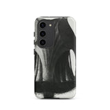 Geum Rivale (nodding Avens) - Karl Blossfeldt Phone Case Samsung Galaxy S23 / Matte Black White Abstract Brushstroke Phone Case Textured