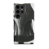 Geum Rivale (nodding Avens) - Karl Blossfeldt Phone Case Samsung Galaxy S24 Ultra / Matte Black White Abstract Artwork Phone Case Stylized