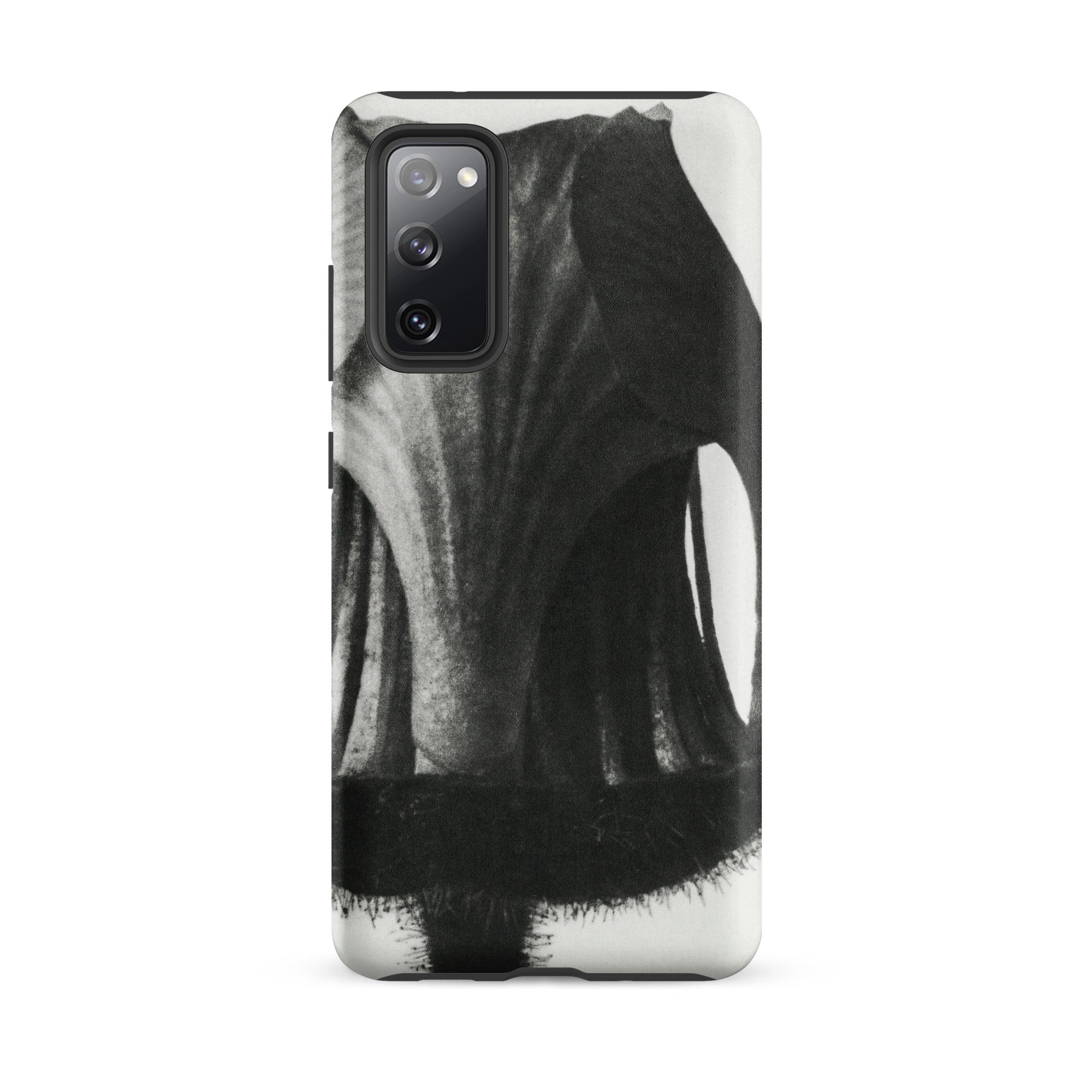Geum Rivale (nodding Avens) Karl Blossfeldt Samsung Case, Galaxy S20 Fe / Matte, Smartphone Case Black White Abstract Design