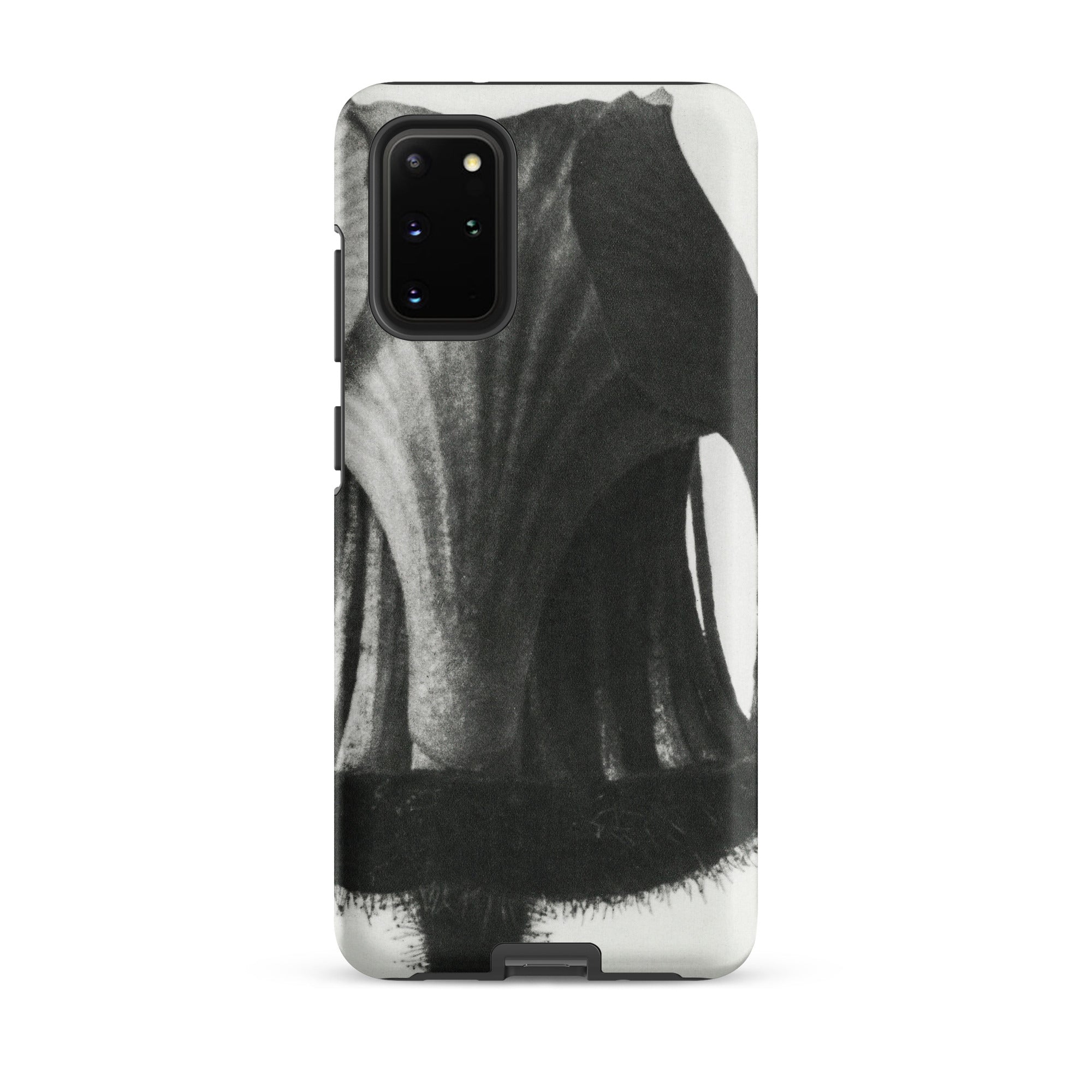 Geum Rivale (nodding Avens) Karl Blossfeldt Samsung Case, Galaxy S20 Plus / Matte, Black White Abstract Art Smartphone Case