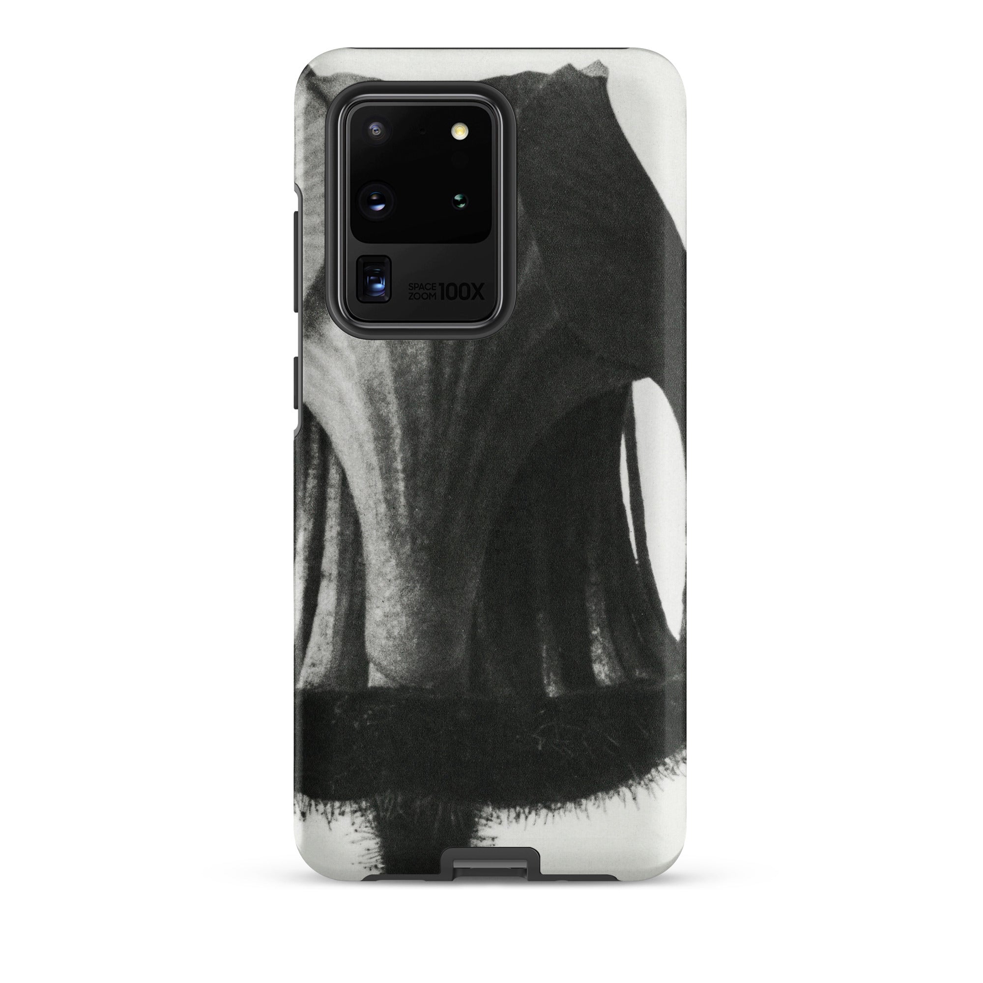 Geum Rivale (nodding Avens) Karl Blossfeldt Samsung Case, Galaxy S20 Ultra / Matte, White Black Abstract Art Phone Case