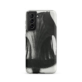 Geum Rivale (nodding Avens) - Karl Blossfeldt Samsung Case, Galaxy S21 / Matte, White Smartphone Case Abstract Black Grey Brushstroke