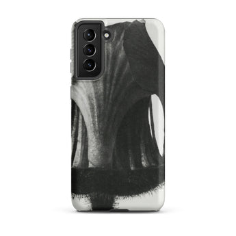 Geum Rivale (nodding Avens) - Karl Blossfeldt Samsung Case, Galaxy S21 Plus / Matte, Black White Abstract Art Design Phone Case