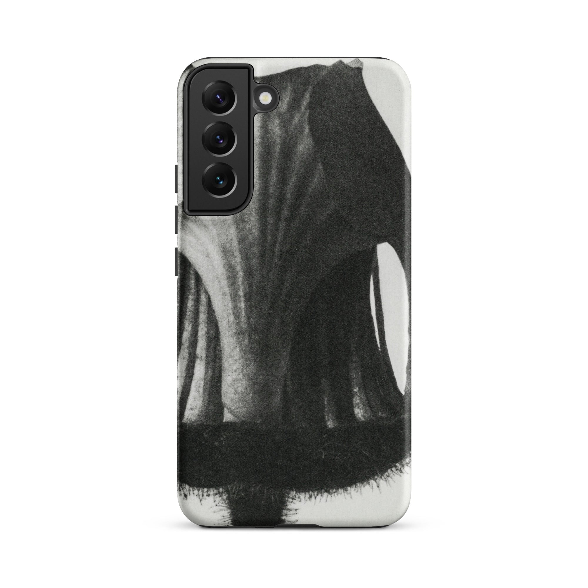Geum Rivale (nodding Avens) Karl Blossfeldt Samsung Case, Galaxy S22 Plus / Matte, Smartphone Case Black White Abstract Design