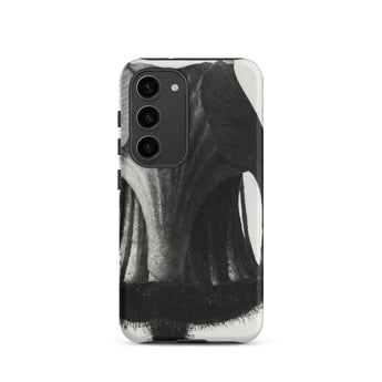 Geum Rivale (nodding Avens) - Karl Blossfeldt Samsung Case, Galaxy S23 / Matte, Smartphone Case Black White Abstract Design
